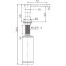Дозатор жидкого мыла GAPPO G403-1